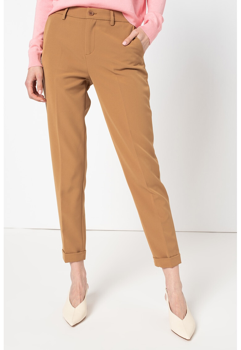 Liu Jo Pantaloni conici crop cu terminatie pliabila - Pled.ro