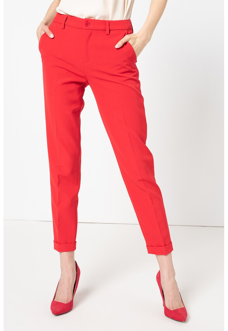 Liu Jo Pantaloni conici crop cu terminatie pliabila - Pled.ro