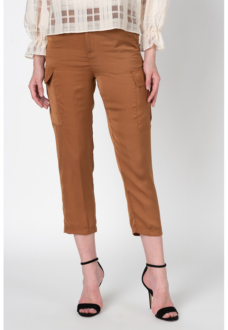 Liu Jo Pantaloni crop cu buzunare oblice - Pled.ro