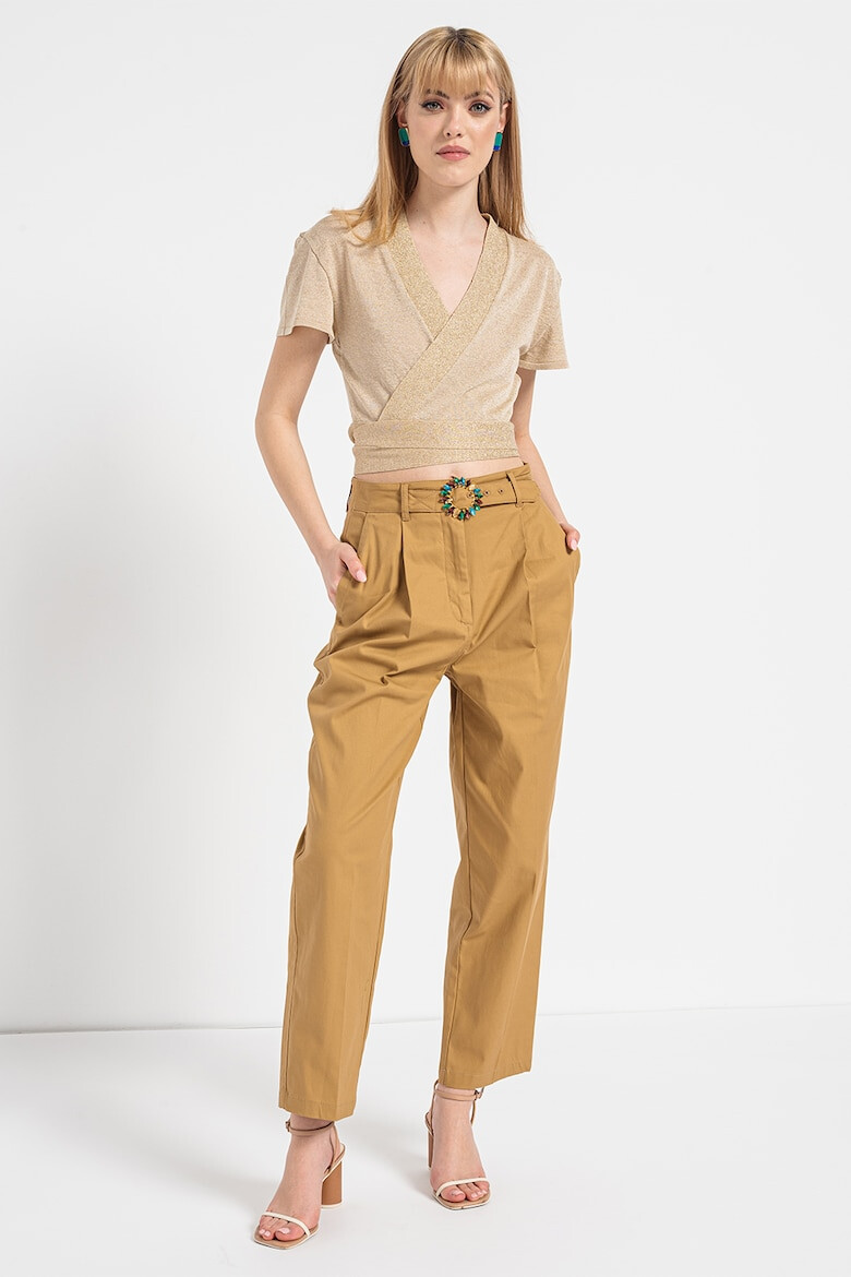 Liu Jo Pantaloni crop cu talie inalta - Pled.ro