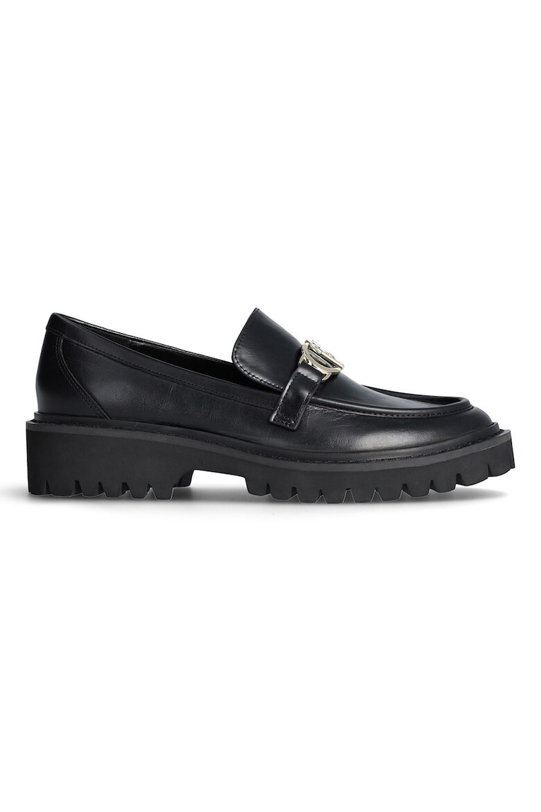 Liu Jo Pantofi loafer de piele cu aplicatie metalica - Pled.ro