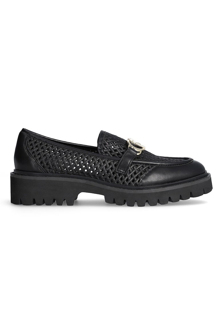 Liu Jo Pantofi loafer de piele cu perforatii - Pled.ro