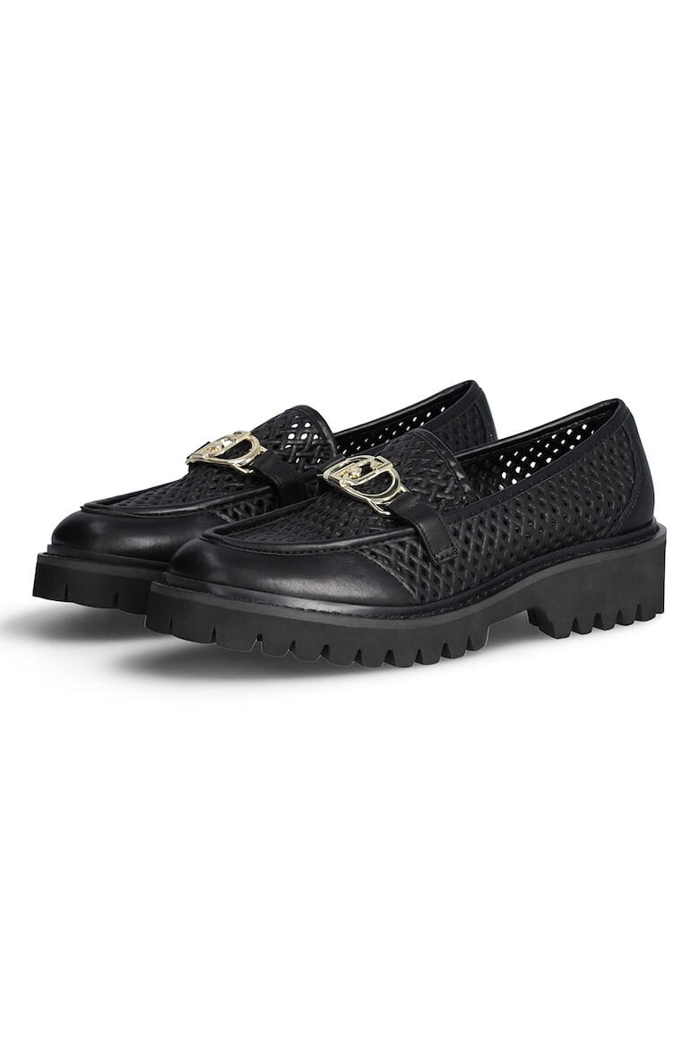 Liu Jo Pantofi loafer de piele cu perforatii - Pled.ro