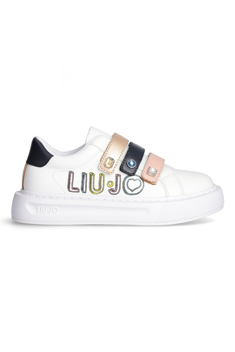 Liu Jo Pantofi sport cu imprimeu logo si velcro - Pled.ro