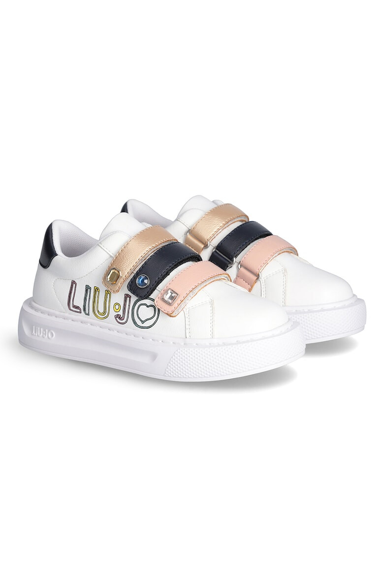 Liu Jo Pantofi sport cu imprimeu logo si velcro - Pled.ro