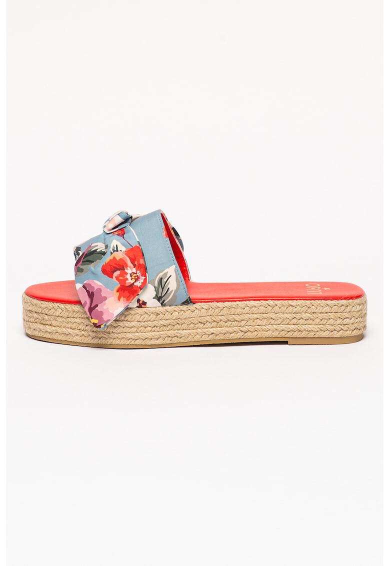 Liu Jo Papuci flatform tip espadrile cu imprimeu floral - Pled.ro