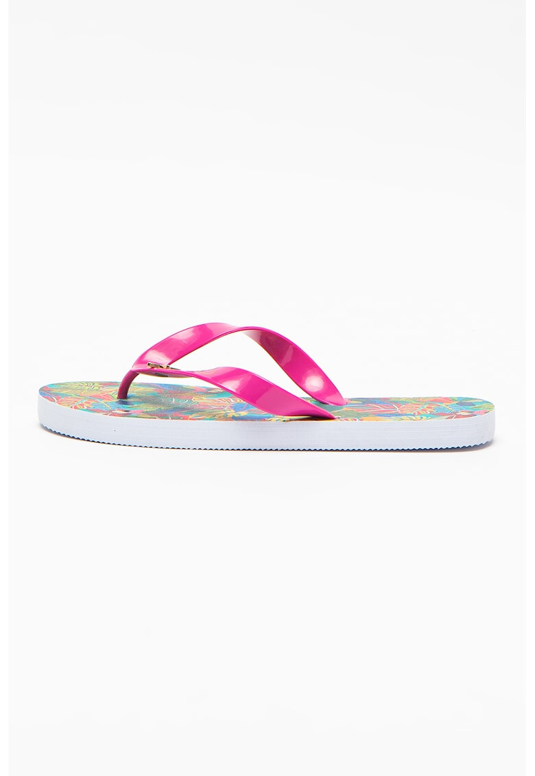 Liu Jo Papuci flip-flop cu imprimeu tropical Bea - Pled.ro