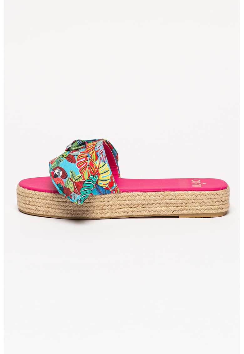 Liu Jo Papuci tip espadrile cu imprimeu tropical - Pled.ro