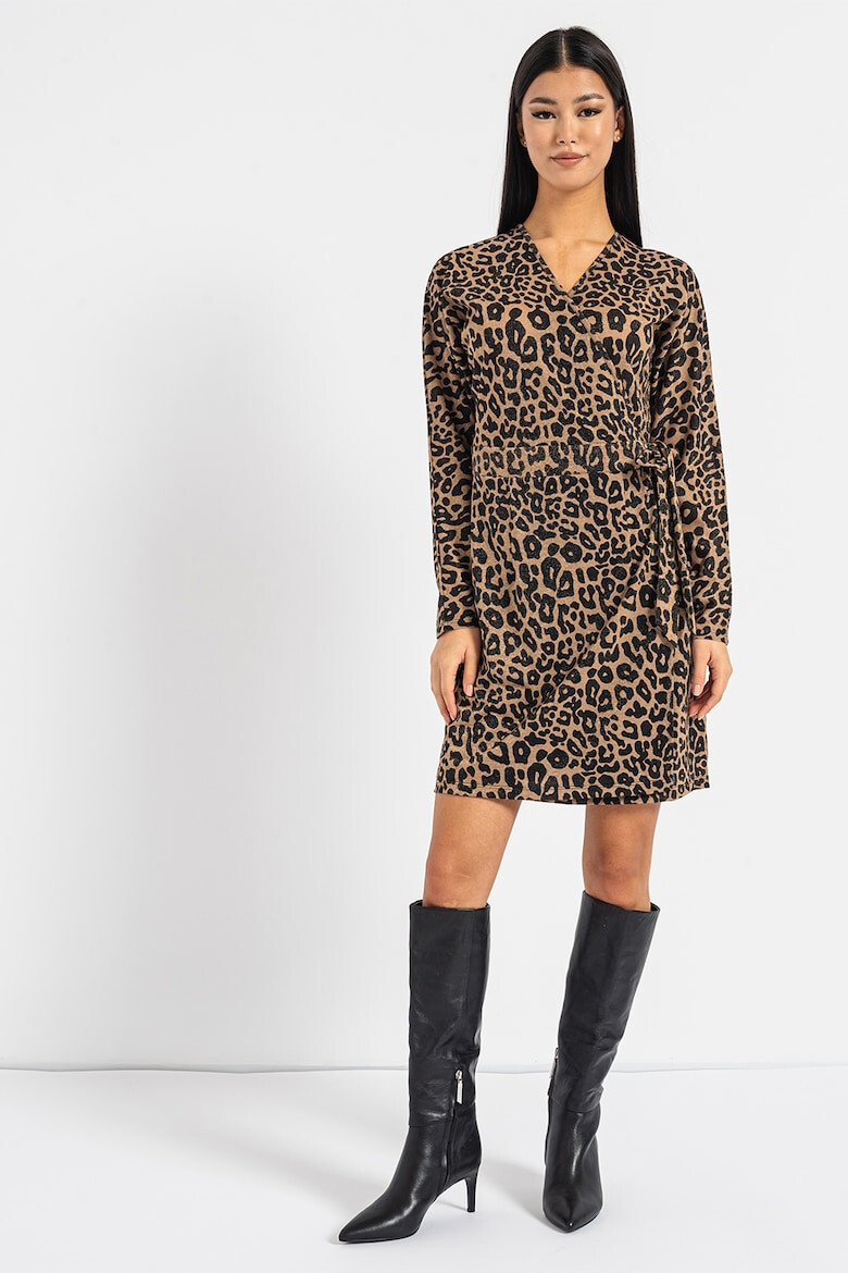 Liu Jo Rochie cu animal print si model stralucitor - Pled.ro