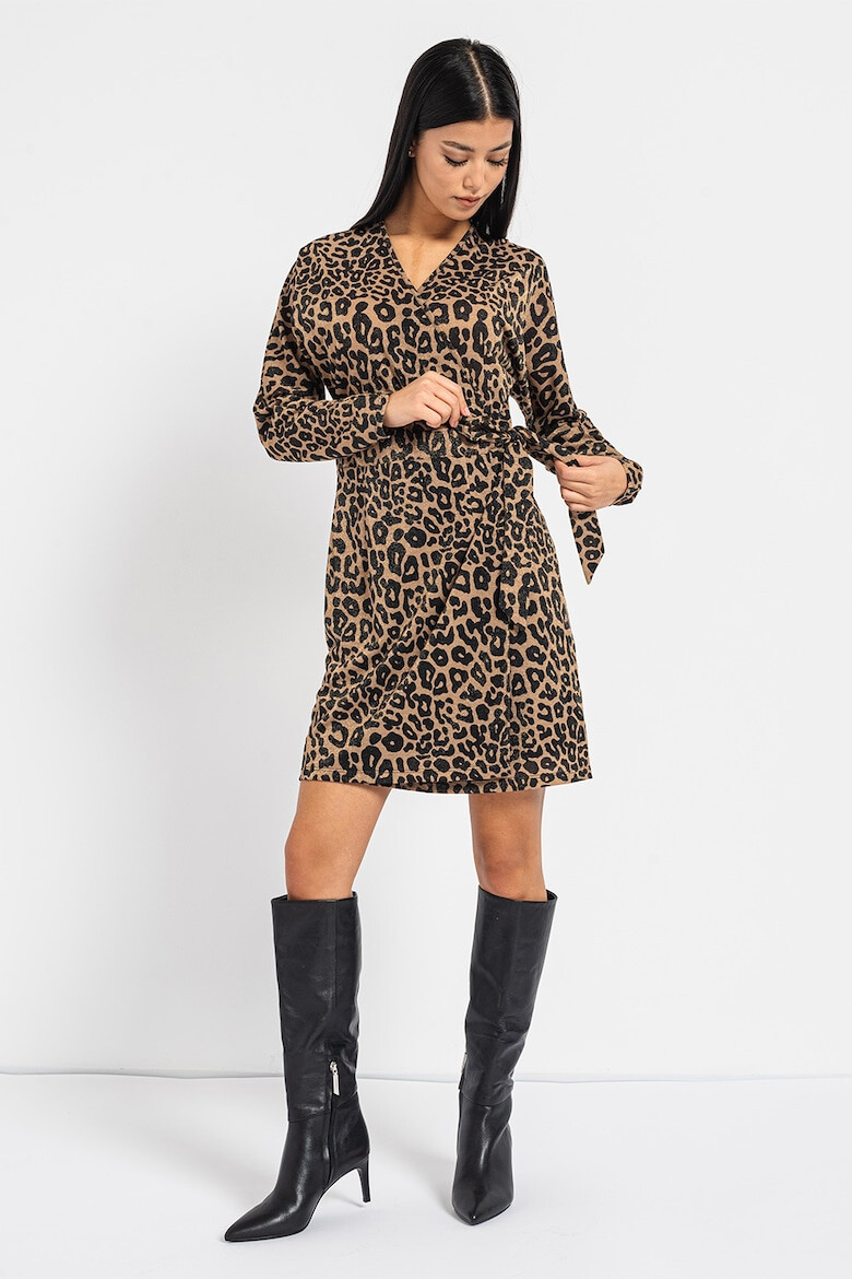 Liu Jo Rochie cu animal print si model stralucitor - Pled.ro