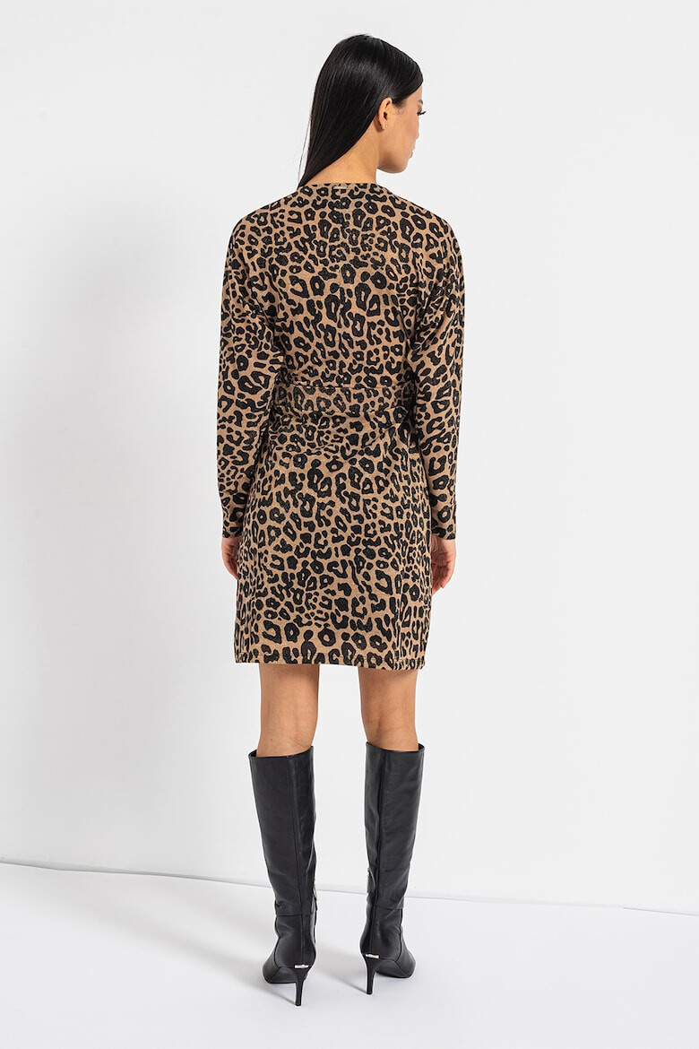 Liu Jo Rochie cu animal print si model stralucitor - Pled.ro