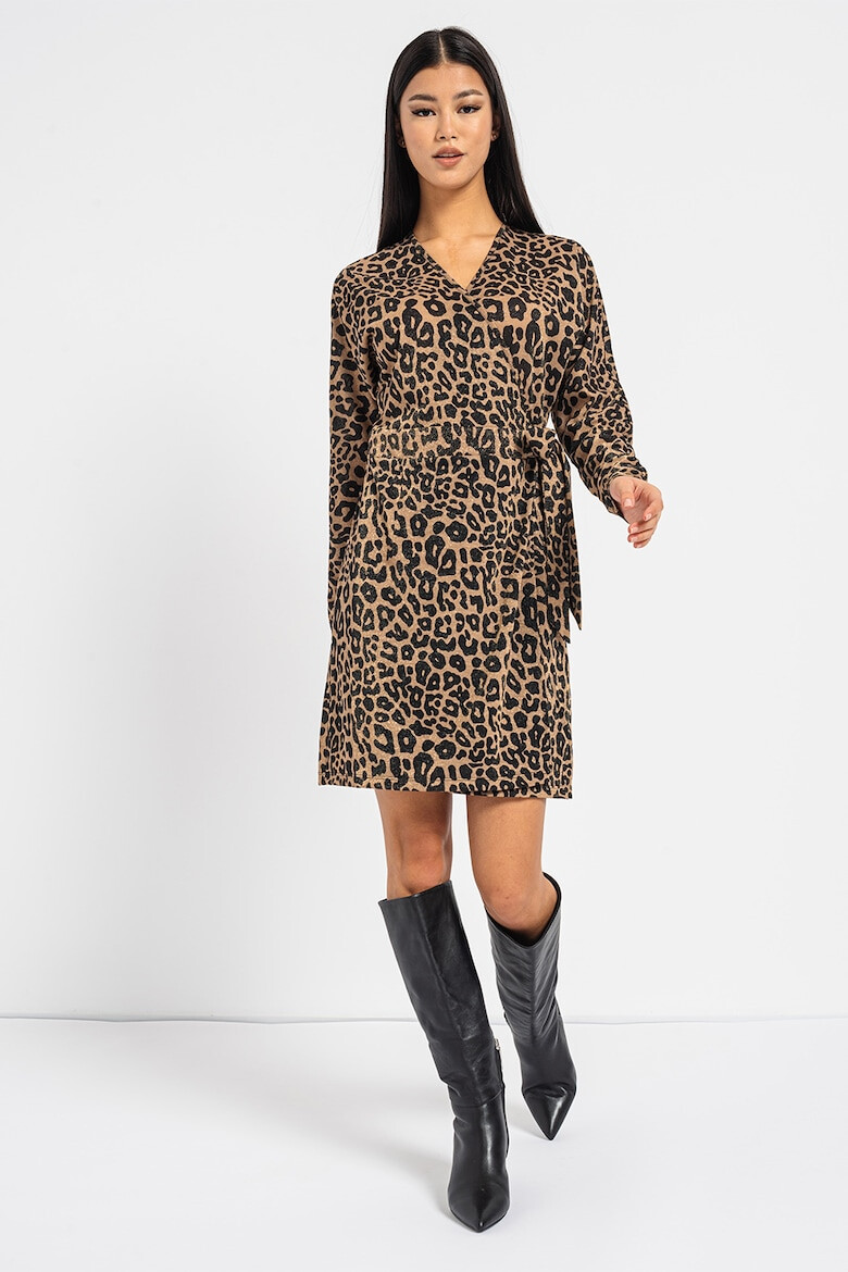 Liu Jo Rochie cu animal print si model stralucitor - Pled.ro