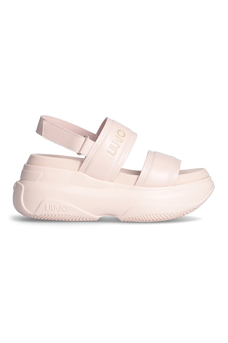 Liu Jo Sandale de piele ecologica cu velcro June - Pled.ro