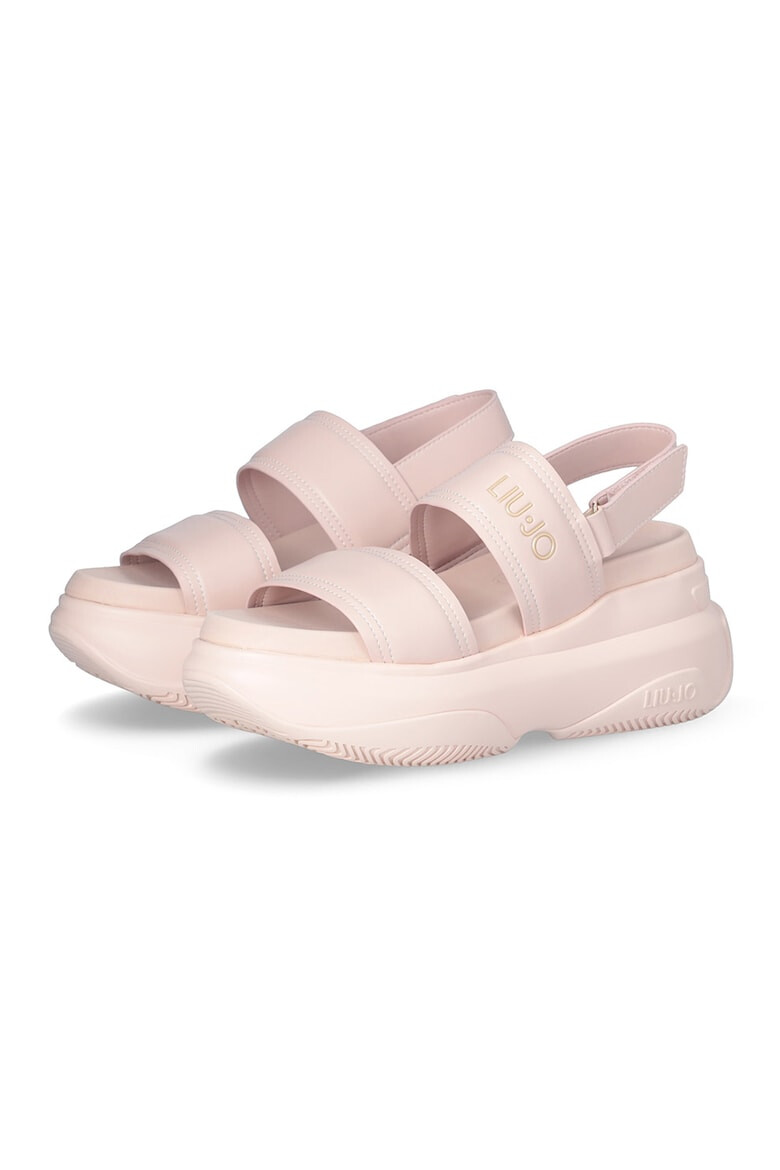 Liu Jo Sandale de piele ecologica cu velcro June - Pled.ro