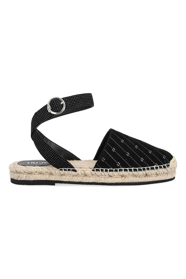 Liu Jo Sandale-espadrile de piele intoarsa - Pled.ro