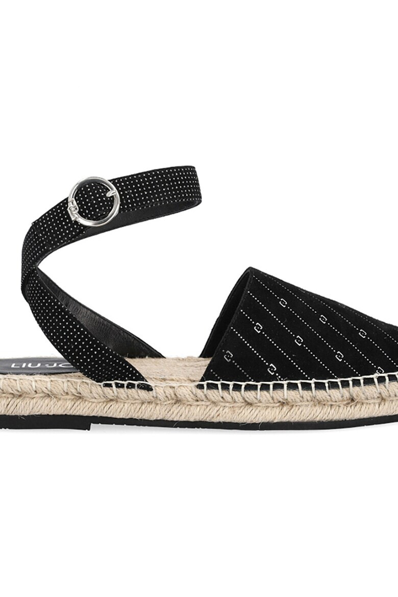 Liu Jo Sandale-espadrile de piele intoarsa - Pled.ro