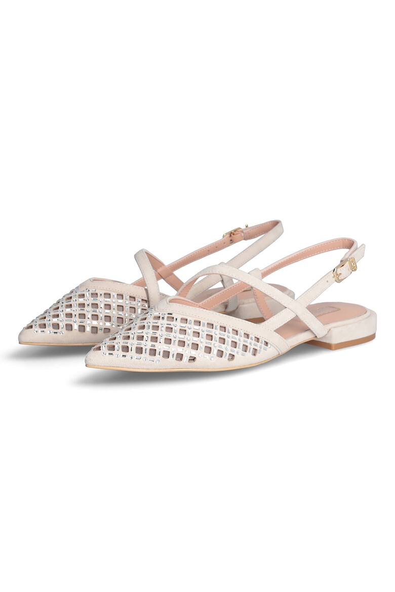 Liu Jo Sandale slingback cu design perforat - Pled.ro