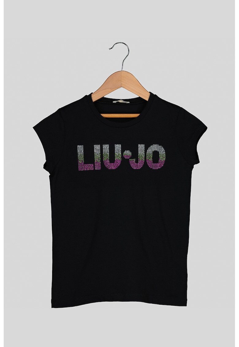 Liu Jo Tricou cu aplicatii de strasuri - Pled.ro