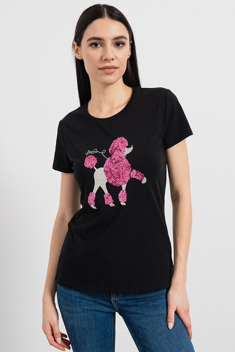 Liu Jo Tricou cu imprimeu cu poodle - Pled.ro