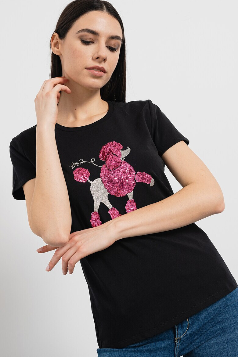 Liu Jo Tricou cu imprimeu cu poodle - Pled.ro