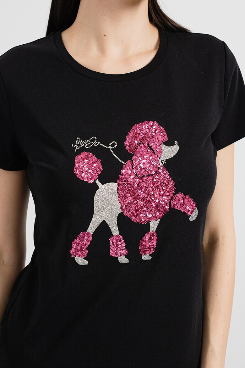 Liu Jo Tricou cu imprimeu cu poodle - Pled.ro