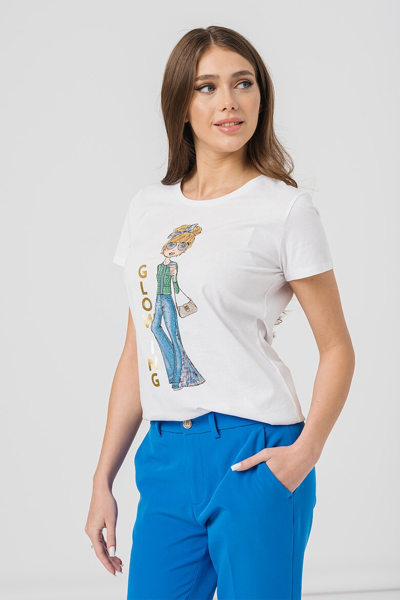 Liu Jo Tricou cu imprimeu grafic - Pled.ro