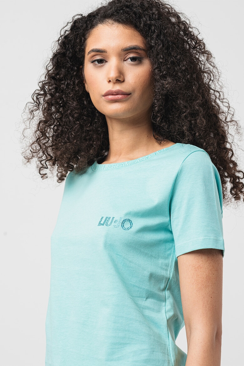 Liu Jo Tricou de bumbac cu aplicatie logo - Pled.ro