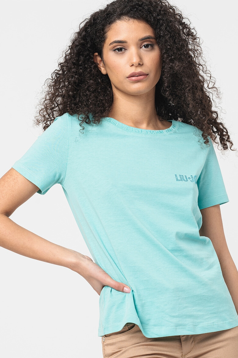 Liu Jo Tricou de bumbac cu aplicatie logo - Pled.ro