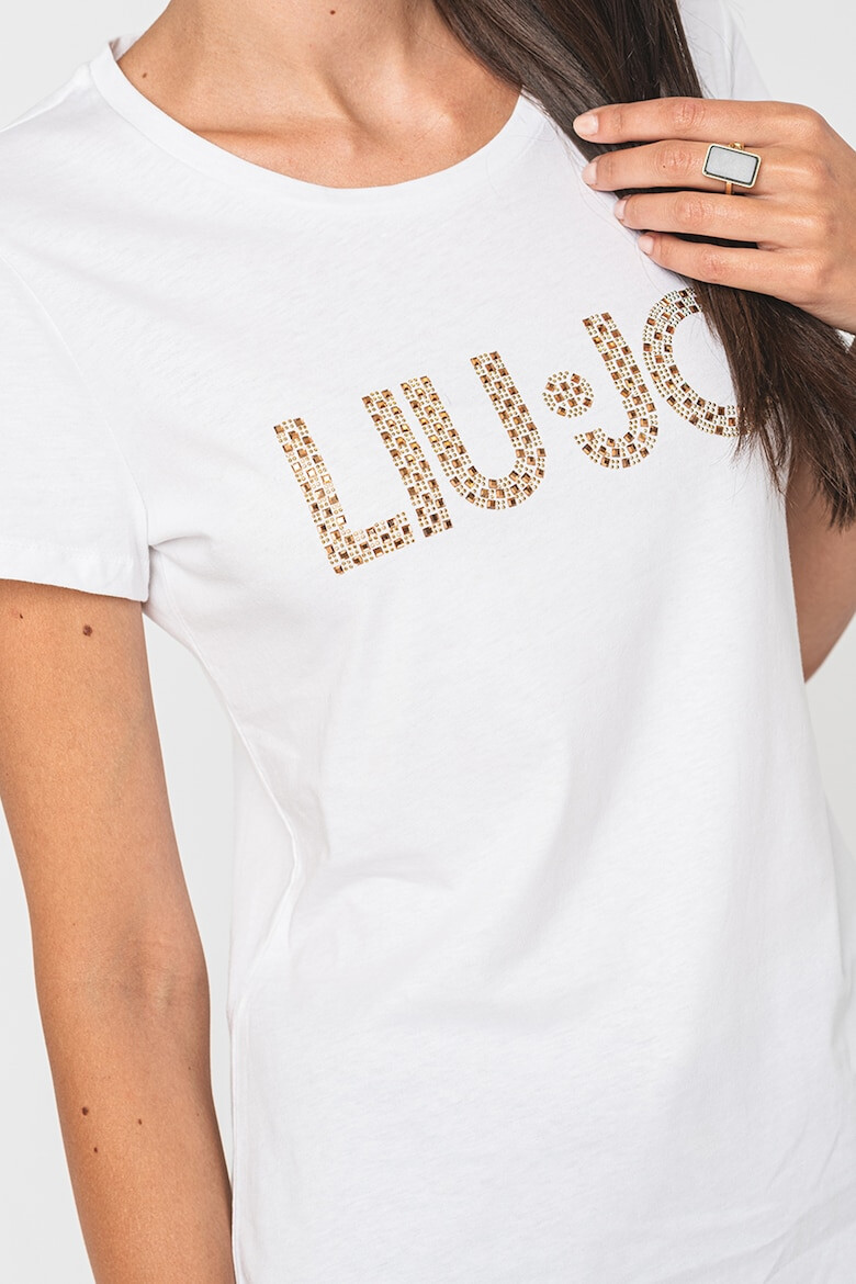 Liu Jo Tricou de bumbac cu imprimeu logo - Pled.ro