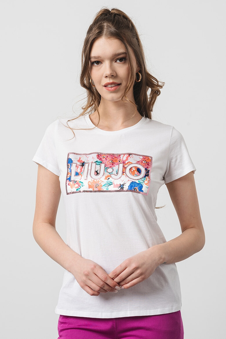 Liu Jo Tricou de bumbac cu model logo - Pled.ro