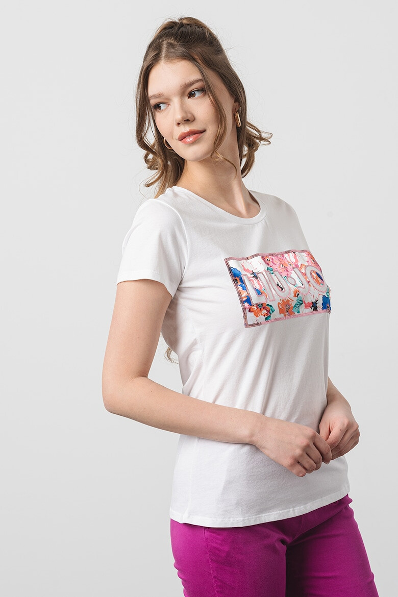 Liu Jo Tricou de bumbac cu model logo - Pled.ro