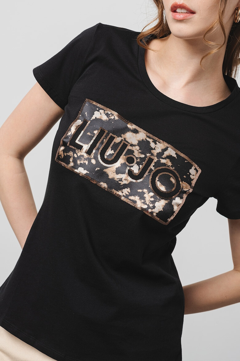 Liu Jo Tricou de bumbac cu model logo - Pled.ro