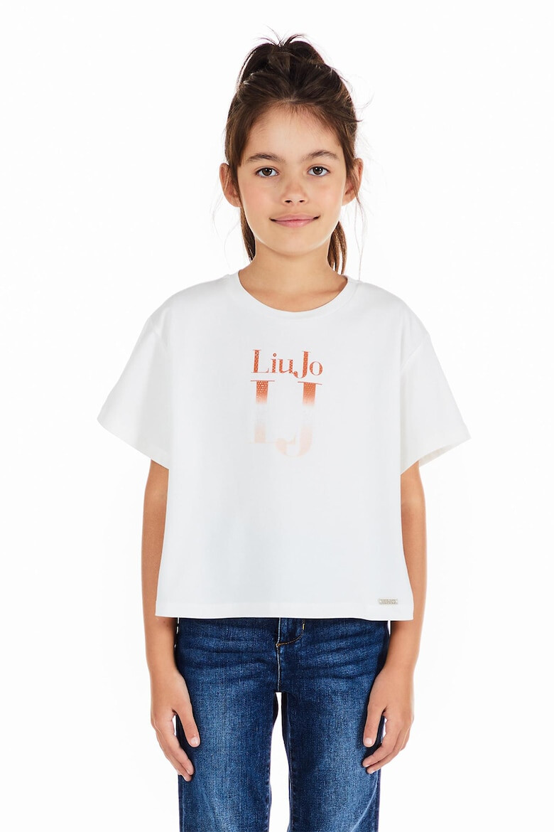 Liu Jo Tricou lejer cu imprimeu logo - Pled.ro