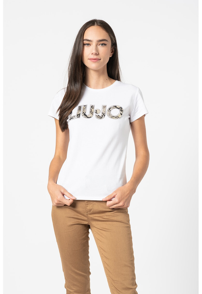 Liu Jo Tricou slim fit cu logo - Pled.ro