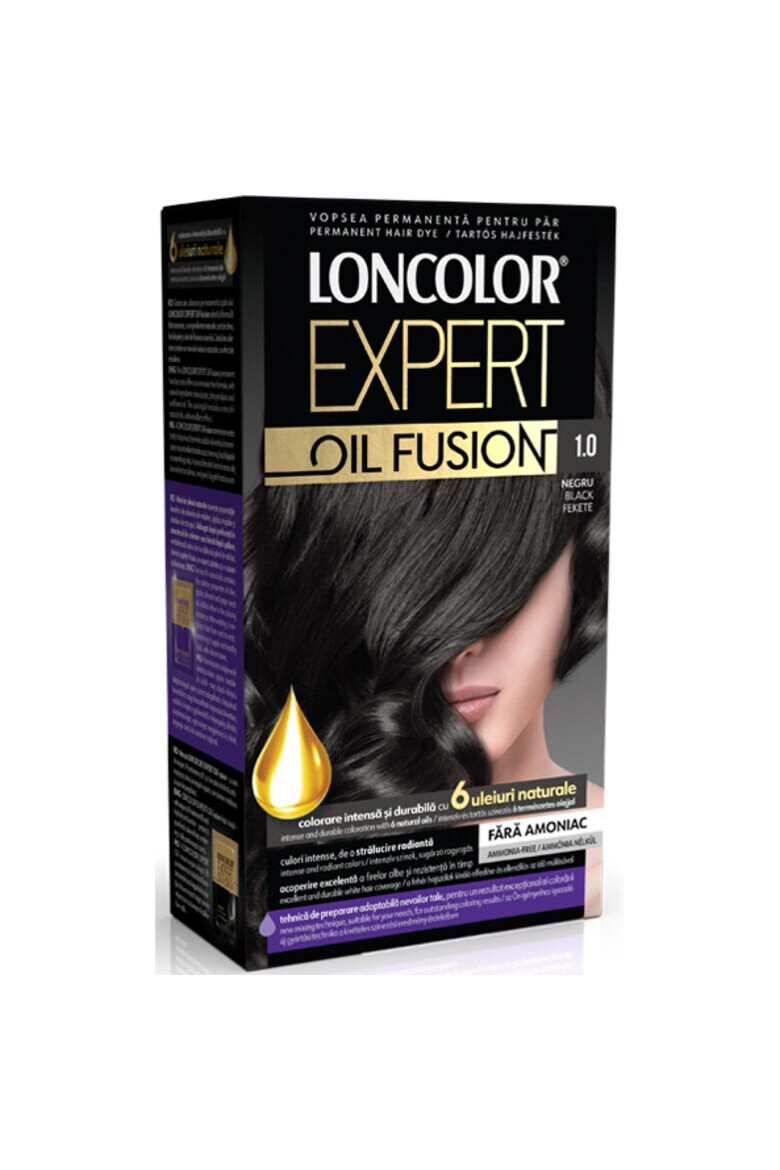 Loncolor Vopsea de par permanenta Expert Oil Fusion 100 ml - Pled.ro