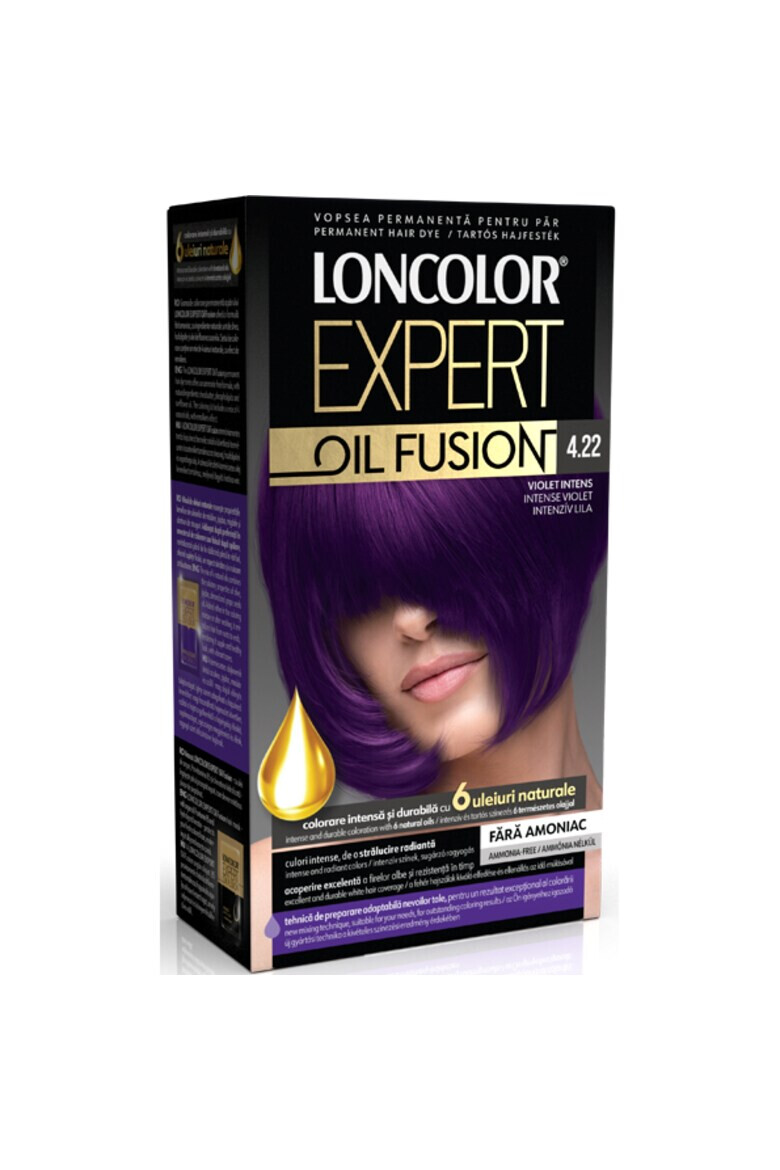 Loncolor Vopsea de par permanenta Expert Oil Fusion 100 ml - Pled.ro