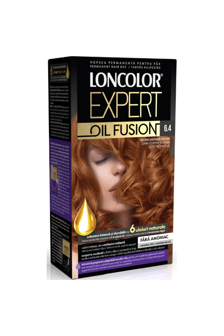 Loncolor Vopsea de par permanenta Expert Oil Fusion 100 ml - Pled.ro