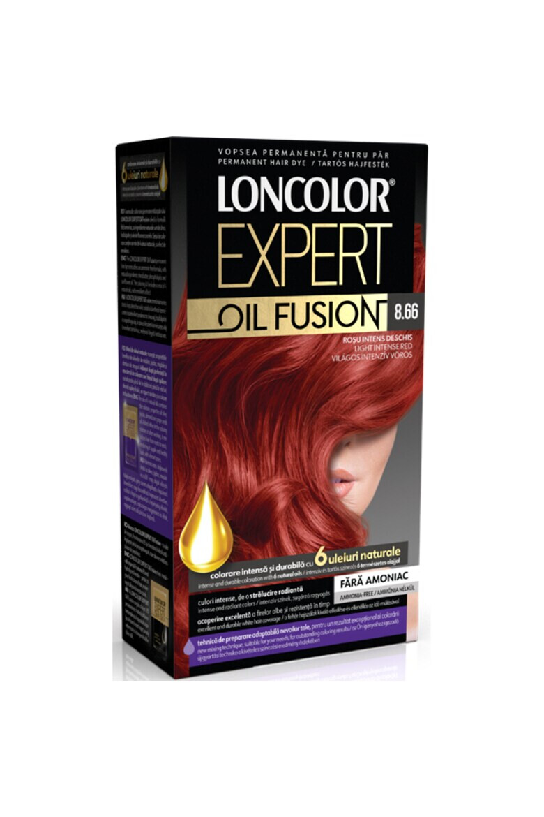 Loncolor Vopsea de par permanenta Expert Oil Fusion 100 ml - Pled.ro