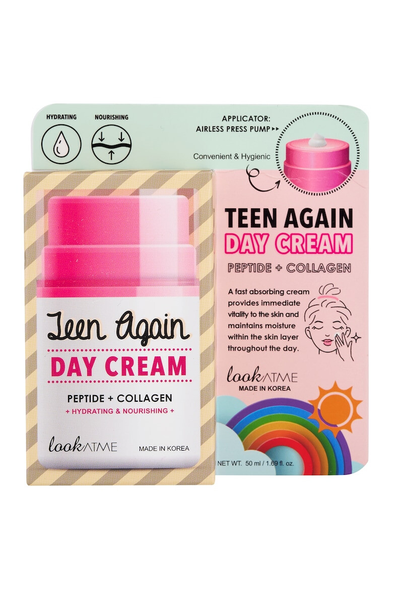 Look at Me Crema de zi hidratanta cu peptide si colagen Teen Again 50ml - Pled.ro