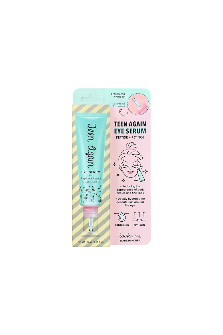 Look at Me Serum pentru zona ochilor cu peptide si retinol Teen Again 25ml - Pled.ro