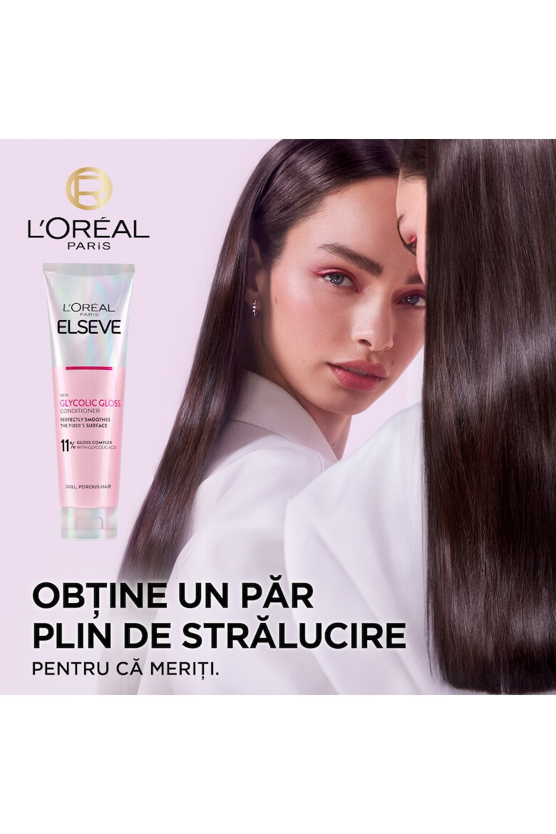 L'Oreal Paris Balsam Elseve Glycolic Gloss pentru stralucirea parului 11% Acid Glicolic 150 ml - Pled.ro