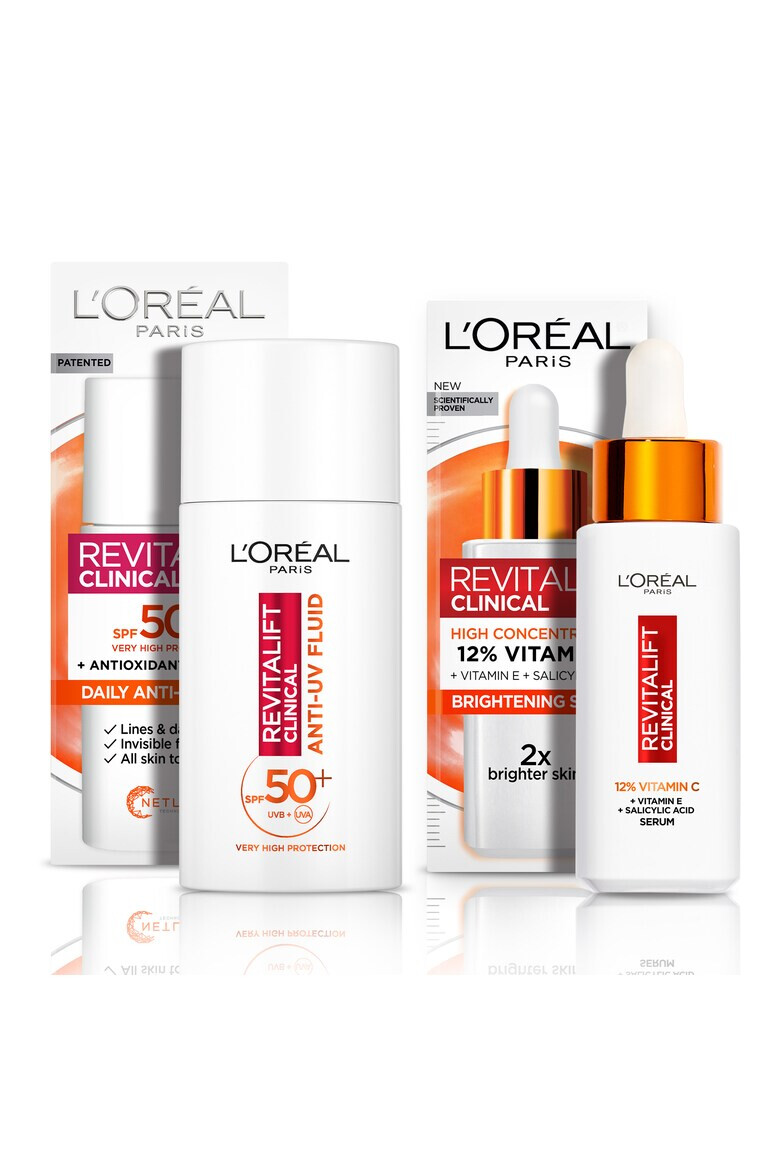 L'Oreal Paris Crema cu textura fluida Revitalift Clinical SPF 50+ - Pled.ro