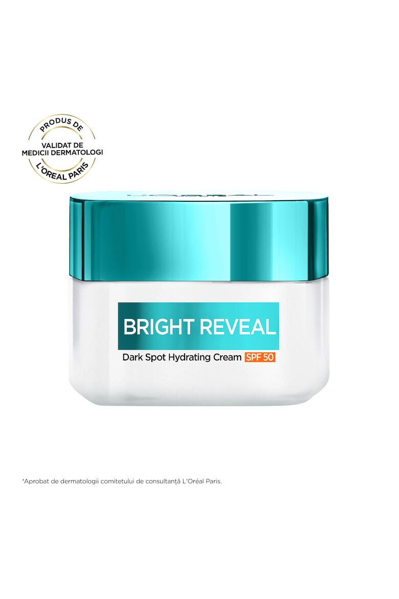 L'Oreal Paris Crema hidratanta Bright Reveal cu actiune impotriva petelor pigmentare SPF 50 50 ml - Pled.ro