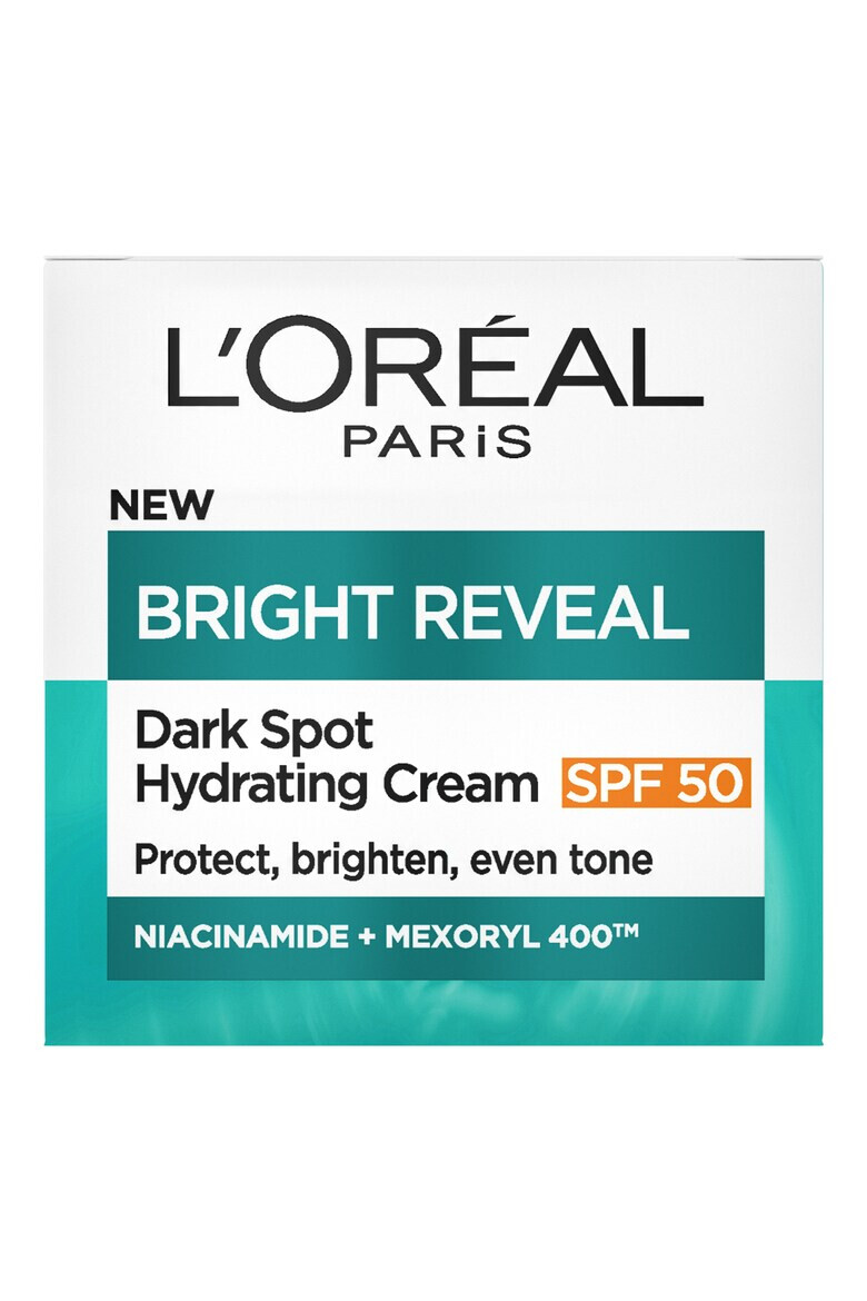 L'Oreal Paris Crema hidratanta Bright Reveal cu actiune impotriva petelor pigmentare SPF 50 50 ml - Pled.ro