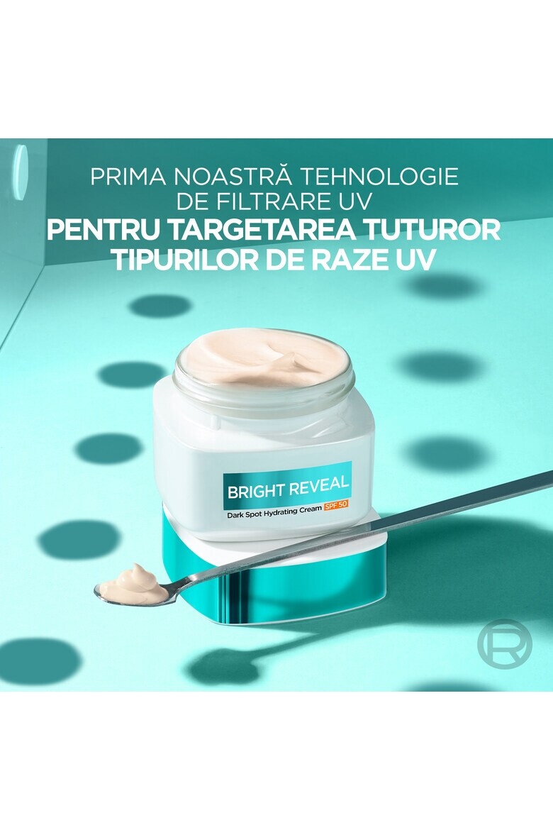 L'Oreal Paris Crema hidratanta Bright Reveal cu actiune impotriva petelor pigmentare SPF 50 50 ml - Pled.ro