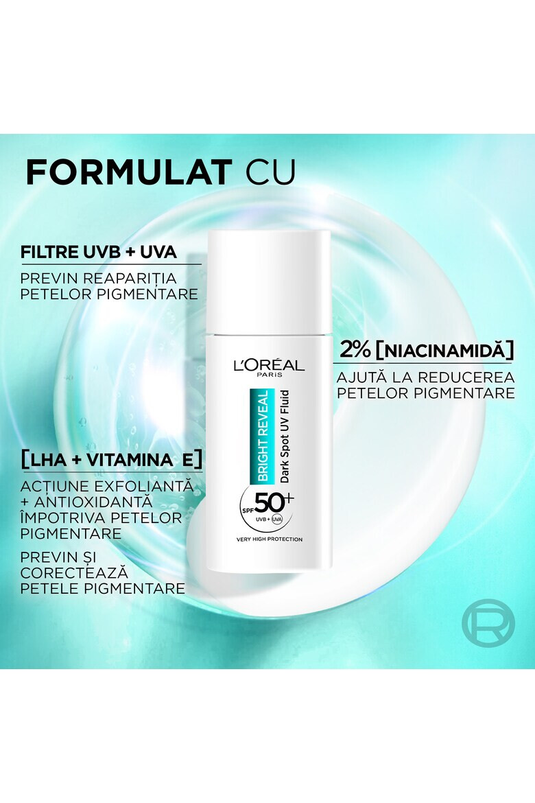 L'Oreal Paris Crema SPF 50+ Bright Reveal cu actiune impotriva petelor pigmentare 50 ml - Pled.ro