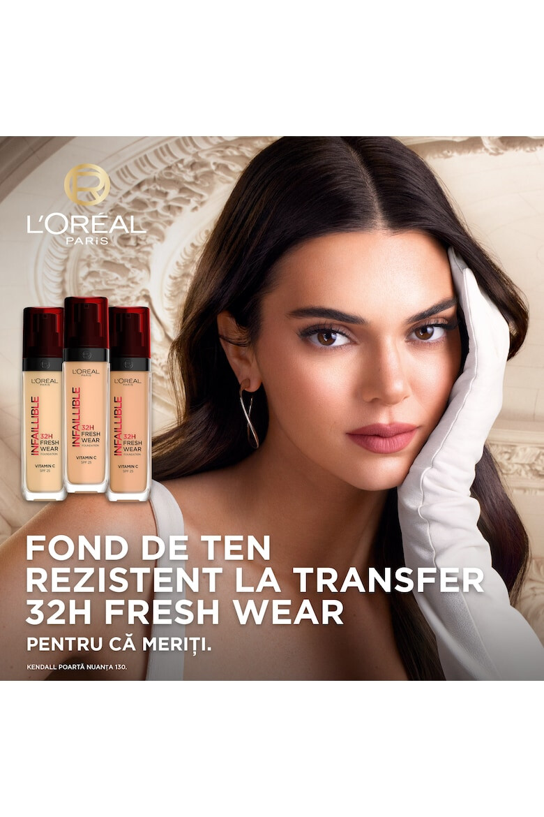 L'Oreal Paris Fond de ten rezistent la transfer Infaillible 32H Fresh Wear 30 ml - Pled.ro