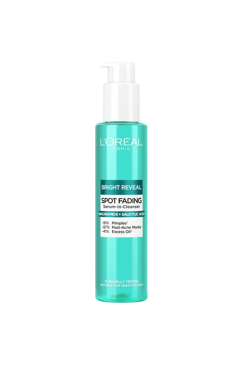 L'Oreal Paris Gel de curatare anti-pete pigmentare Bright Reveal imbogatit cu Niacinamida si Acid Salicilic 150 ml - Pled.ro