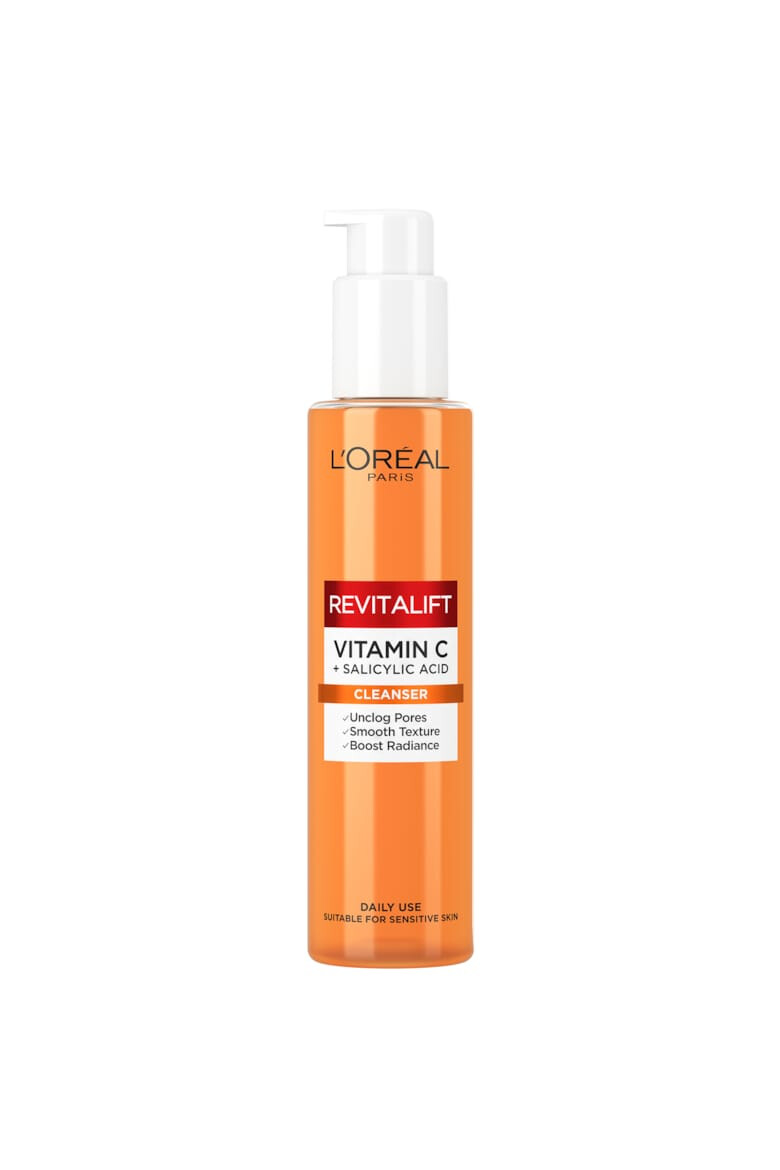 L'Oreal Paris Gel de curatare spumant Revitalift Clinical imbogatit cu Vitamina C si Acid Salicilic 150 ml - Pled.ro