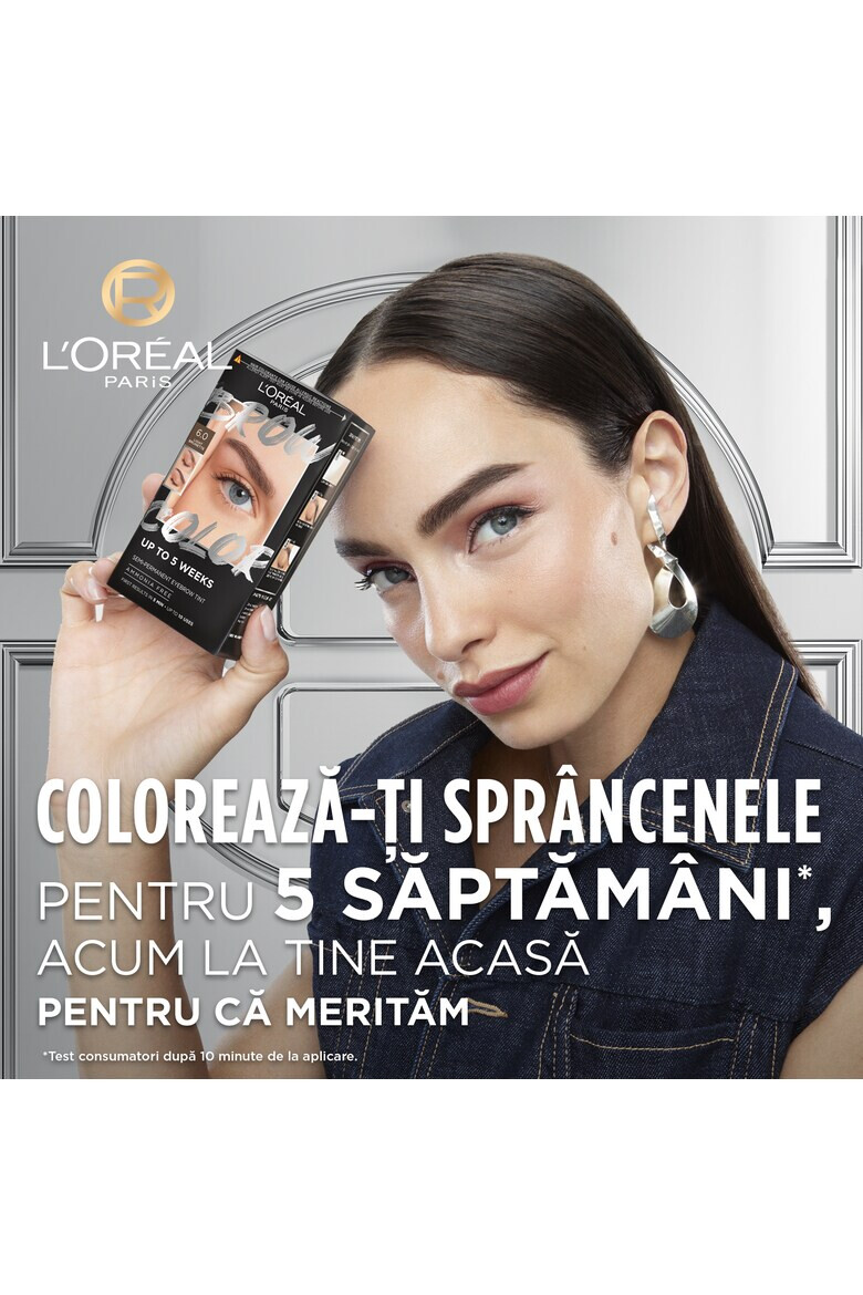 L'Oreal Paris Kit colorare semi-permanenta sprancene Brow Color - Pled.ro